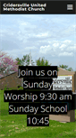 Mobile Screenshot of cridersvilleumc.org