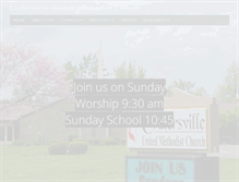 Tablet Screenshot of cridersvilleumc.org